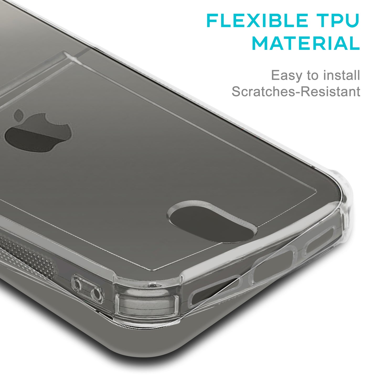 Card Holder Back Cover for Apple iPhone 12 Pro Max