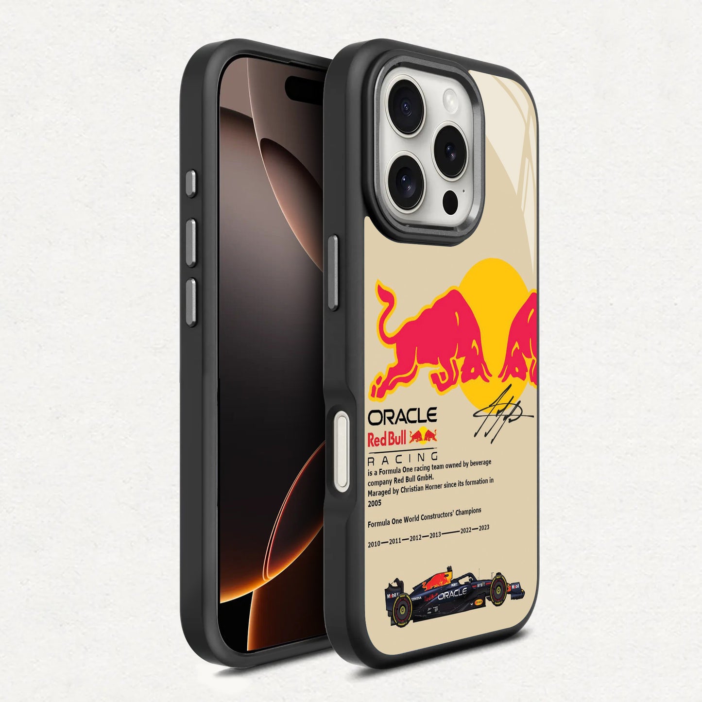 🐂 ORACLE Red Bull Phone Case