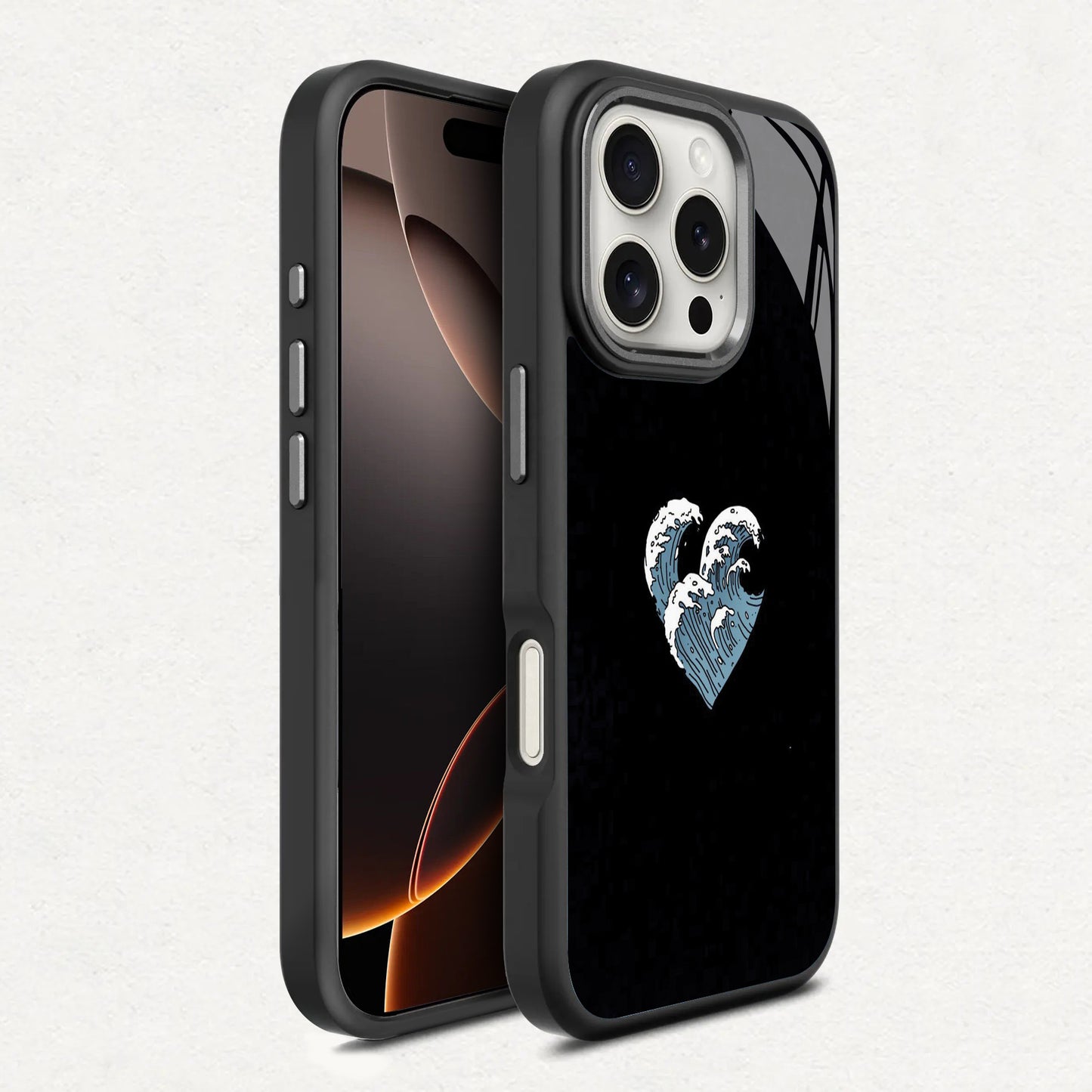 ❤️ Heart Shaped Waves Phone Case