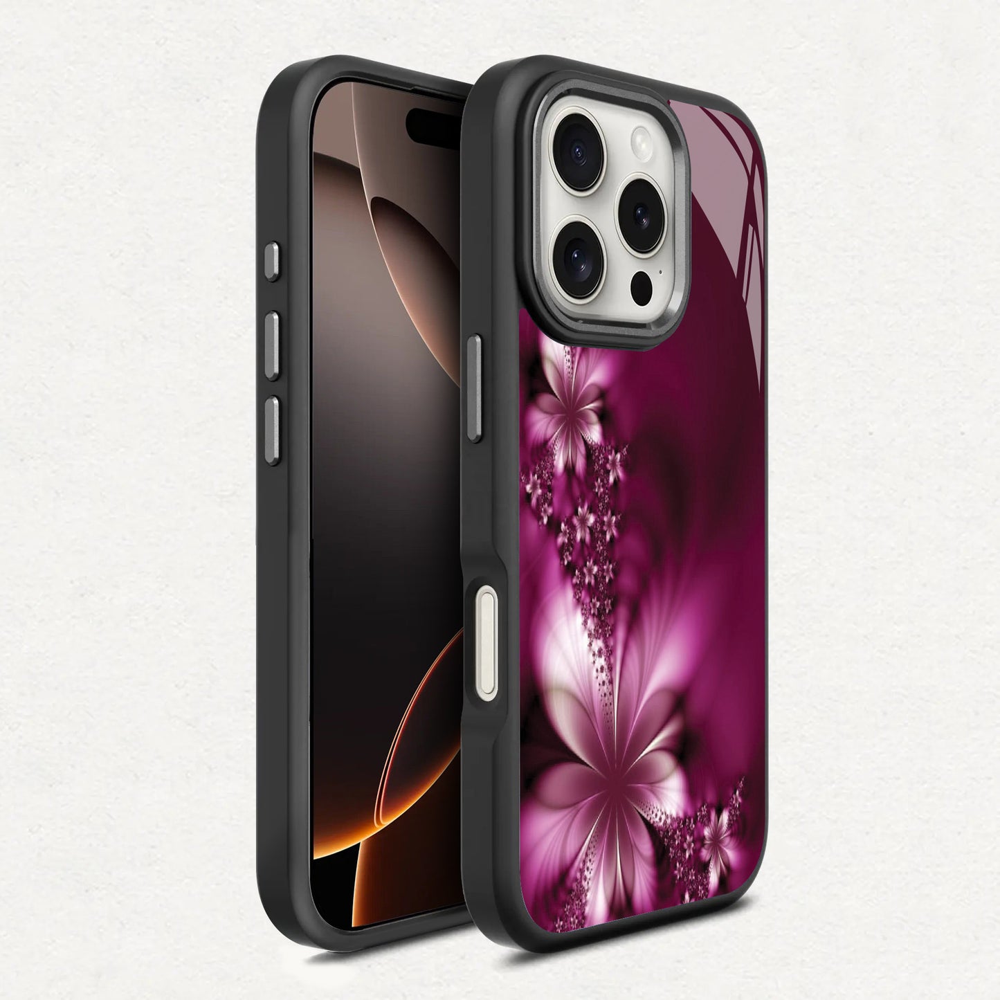 💜🌸 Purple Flowers Phone Case