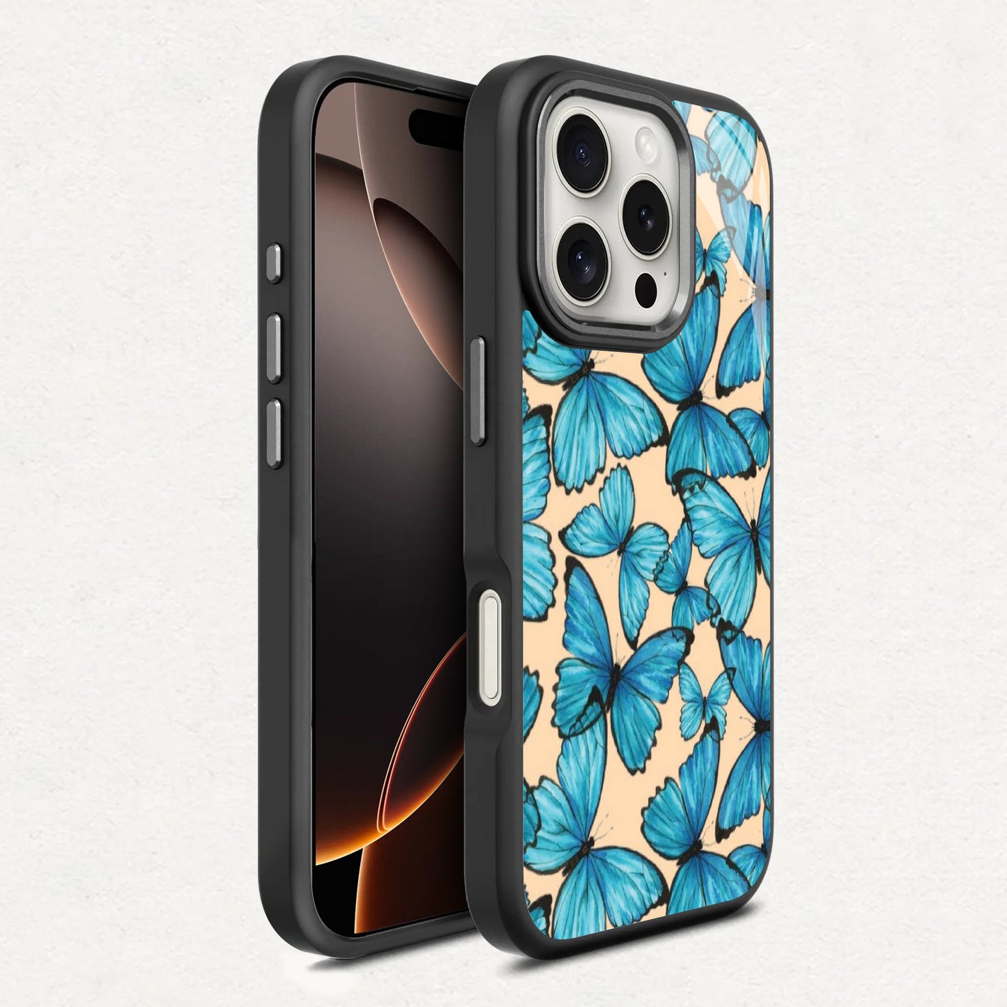 🦋🔵 Blue Butterfly Phone Case