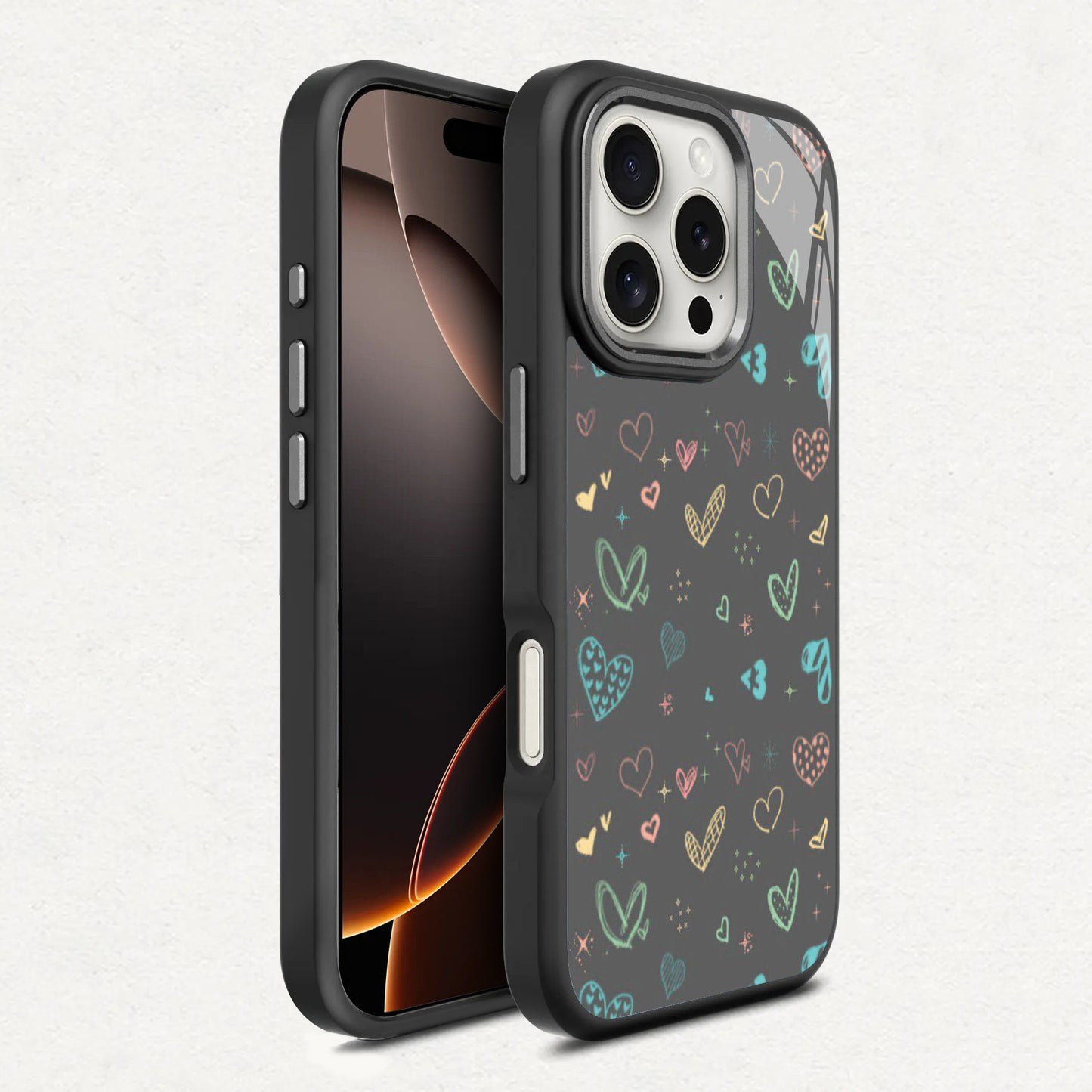 ❤️✨ Pattern Heart Phone Case