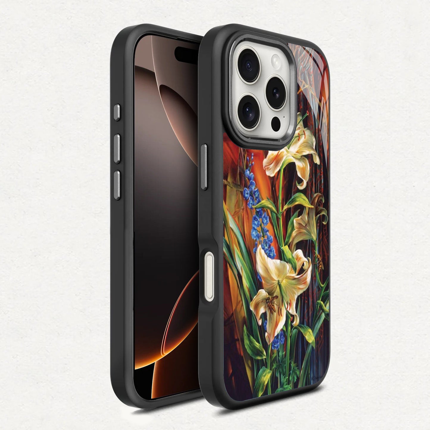 πΊπΌ Lily with Yellow & Orange Flowers Phone Case