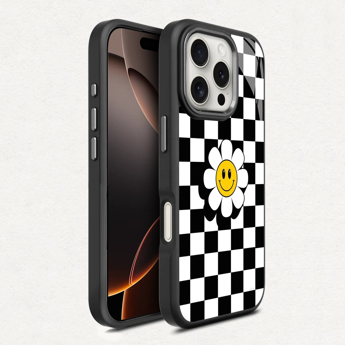 πΈ Flower with Smiley Face Phone Case