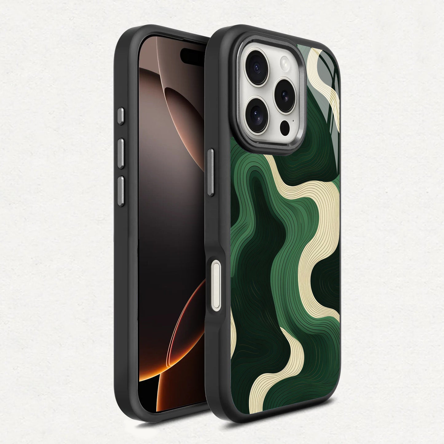 🎖 Camouflage Waves Aesthetic Phone Case