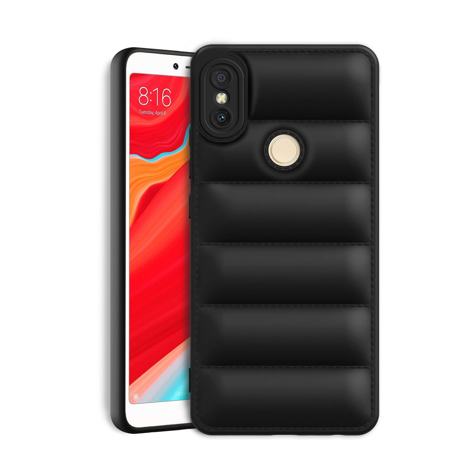 Puffer Back Cover for Redmi Y2 - Main Image