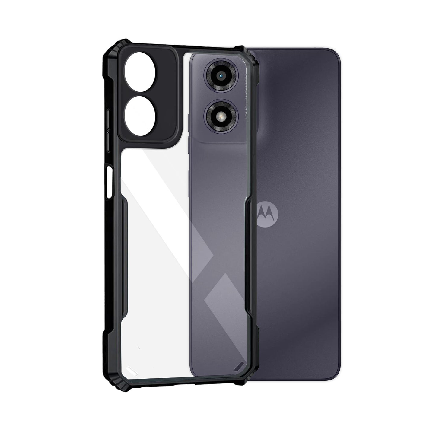 360 Degree Protection Back Cover For Motorola Moto G04