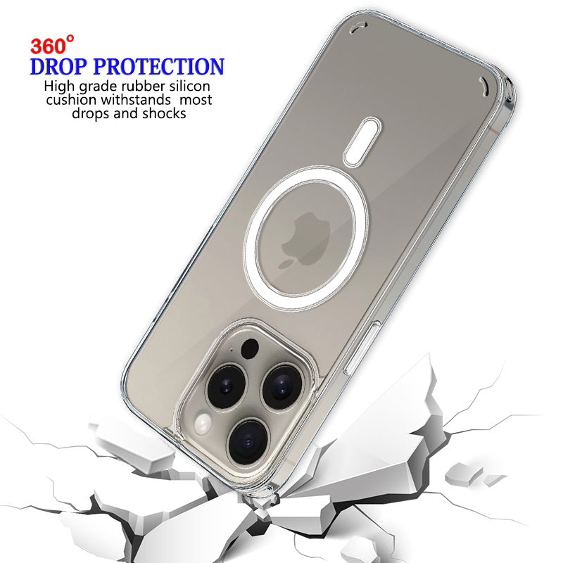 Magsafe Back Cover for Apple iPhone 15 Pro Max