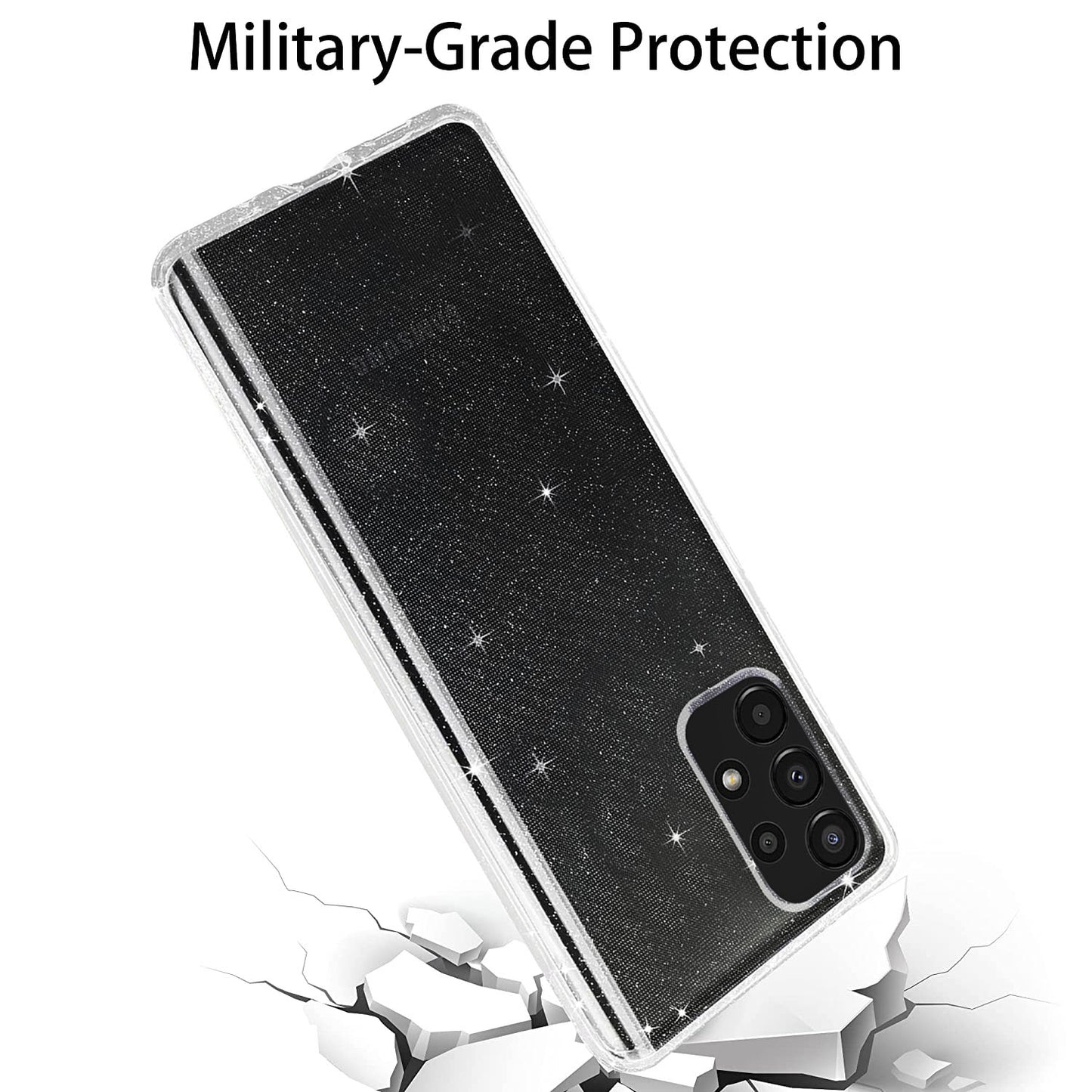 Liquid Crystal Glitter Back Cover for Samsung Galaxy A13 4G