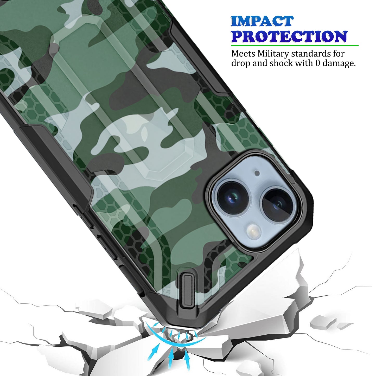 Heavy Duty Honey Comb Design For Apple iPhone 14 Plus