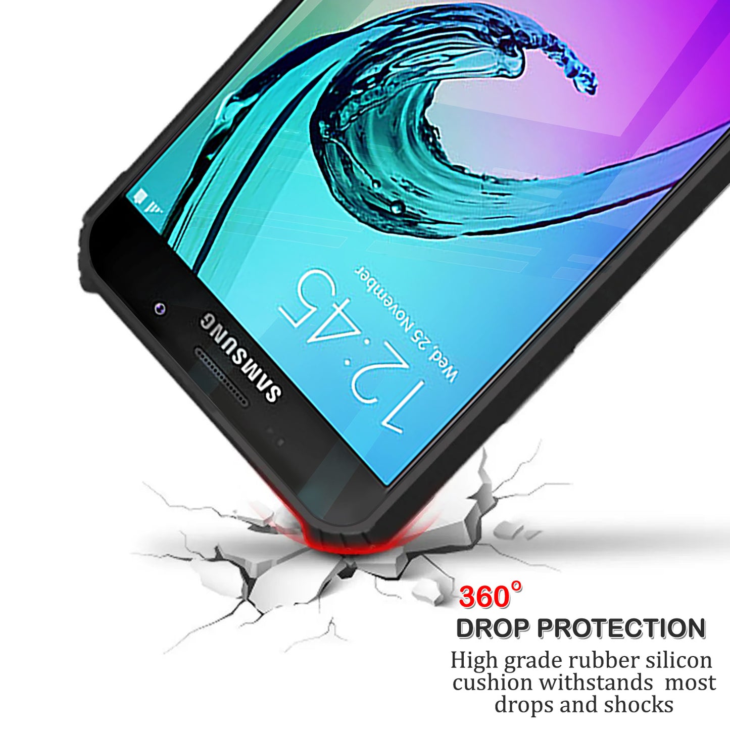 360 Degree Protection Back Cover For Samsung Galaxy A7 2016
