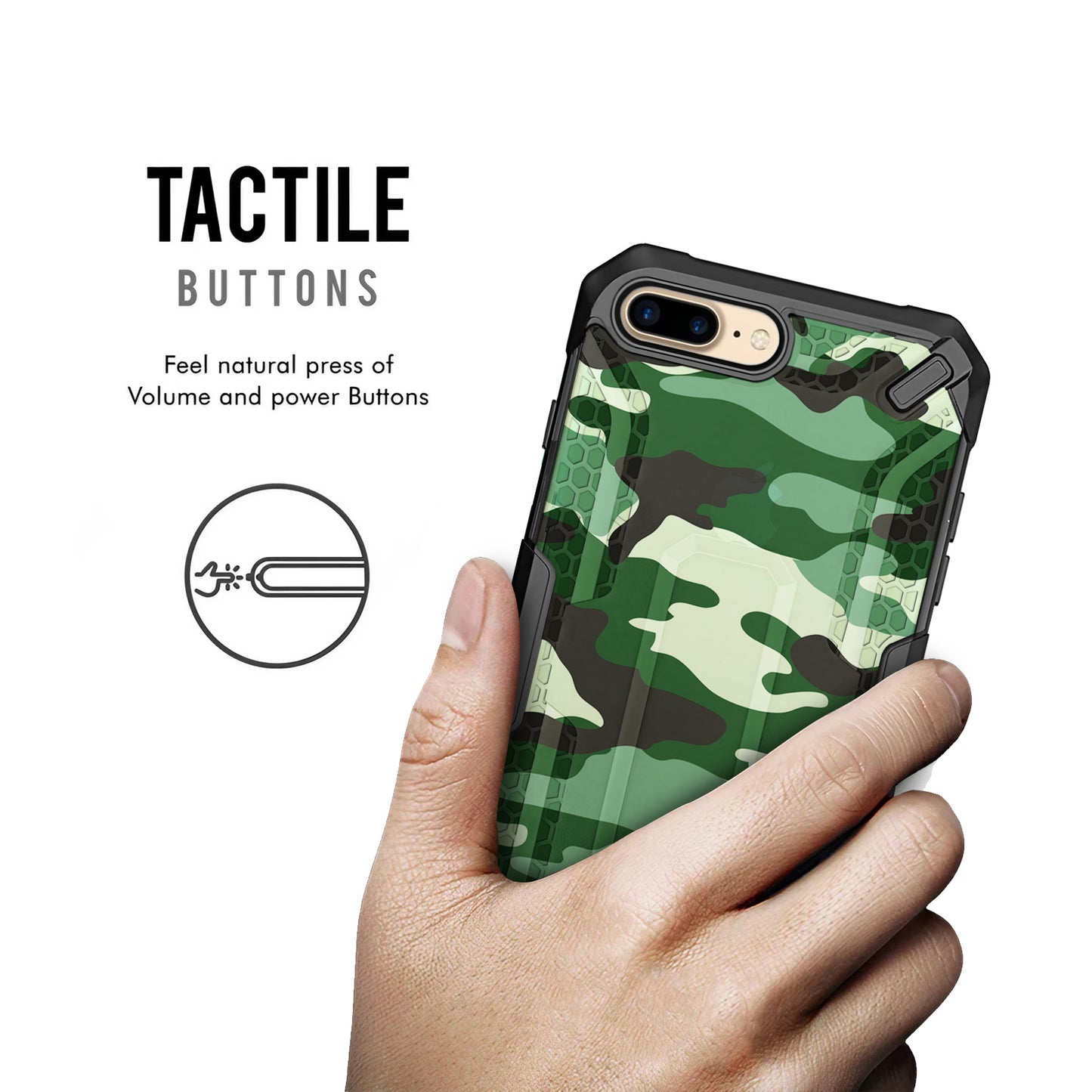 Heavy Duty Honey Comb Design For Apple iPhone 8 Plus