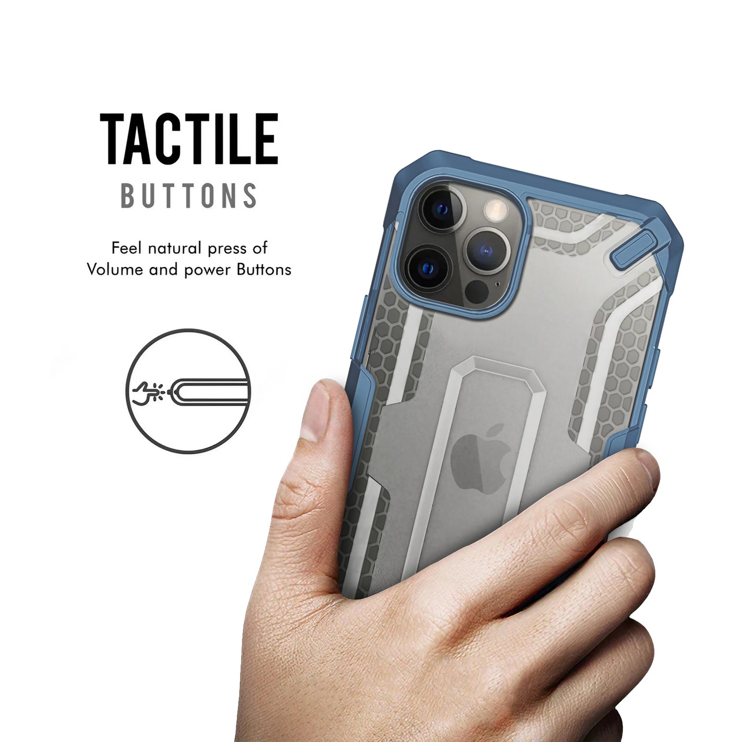 Heavy Duty Honey Comb Design For Apple iPhone 12 Pro