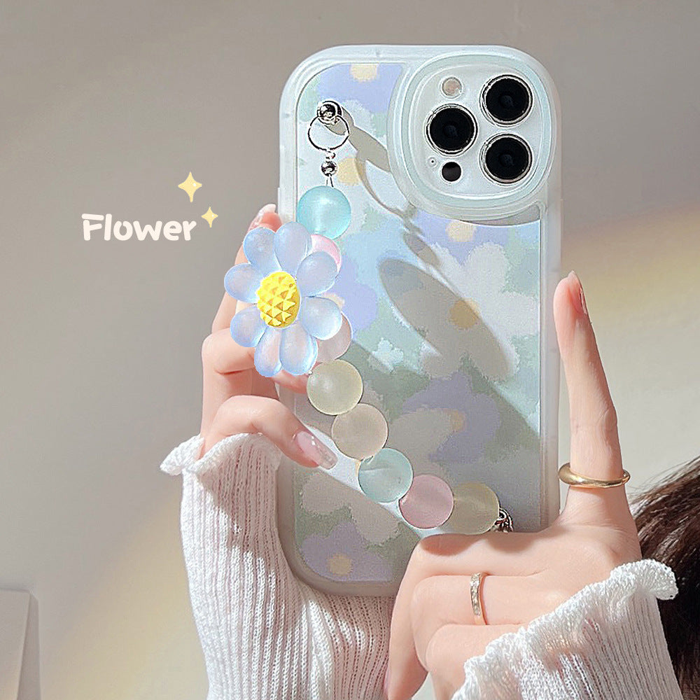 Gardenia Phone Case With Charm Holder