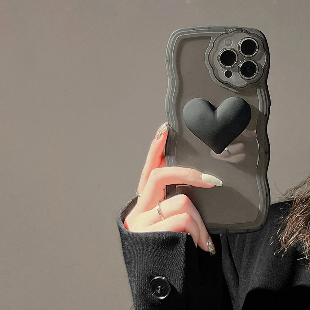 3D Heart Dark Romance Phone Case