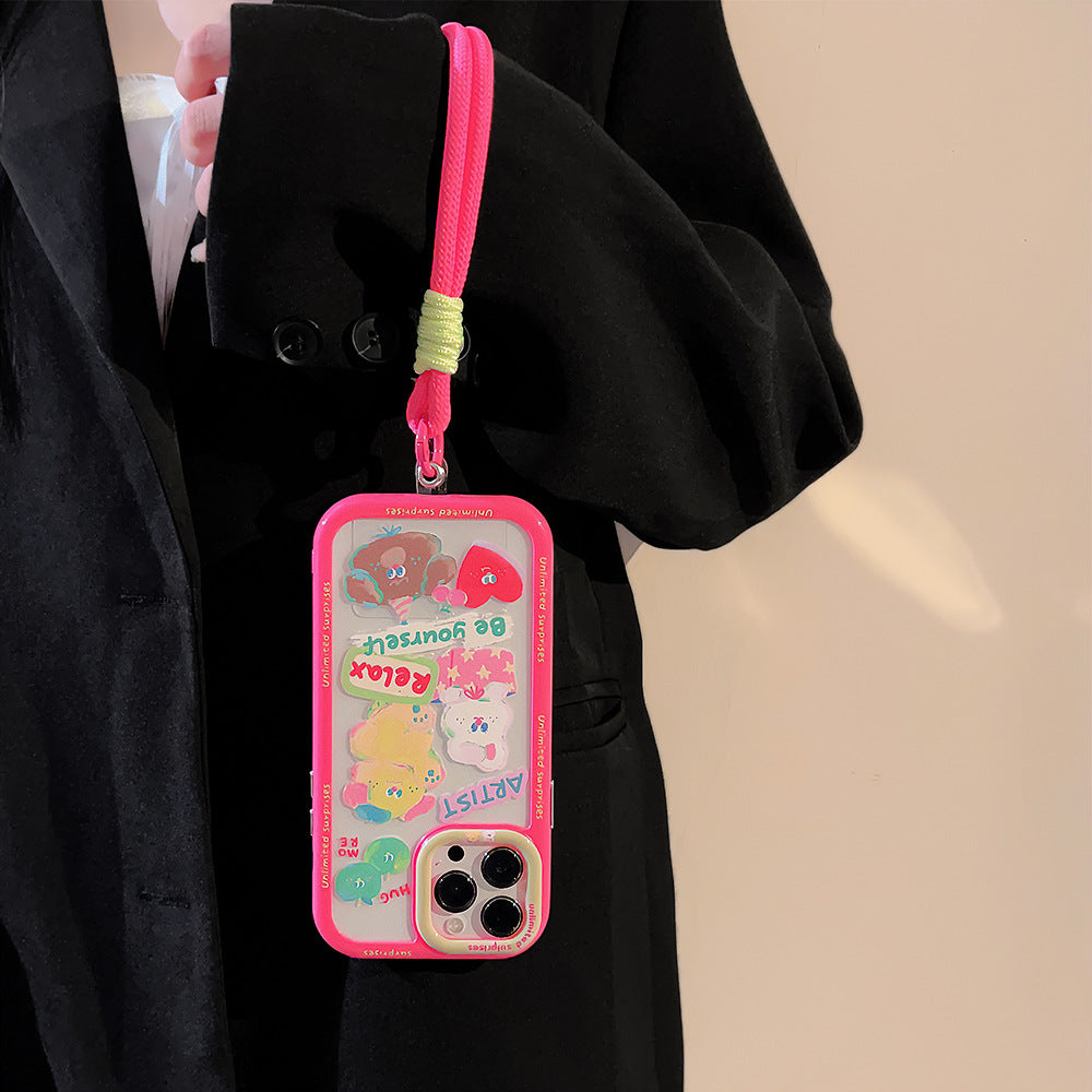 Blush Buddy Phone Case with Charm