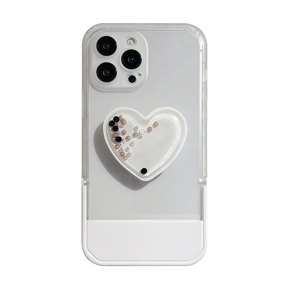 Heart Socket Phone Case With Phone Holder