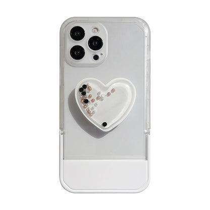 Heart Socket Phone Case With Phone Holder