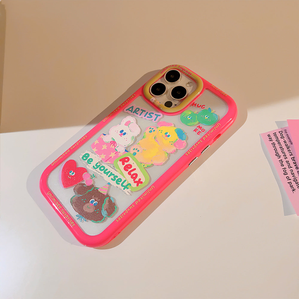 Blush Buddy Phone Case with Charm