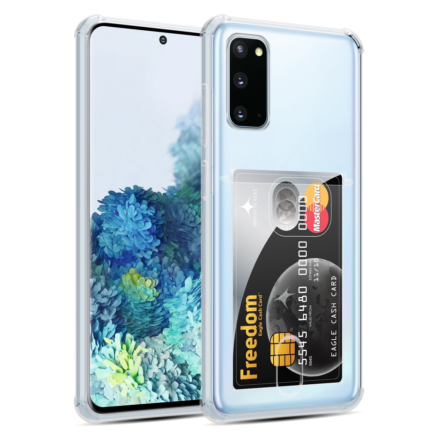 Card Holder Back Cover for Samsung Galaxy S20