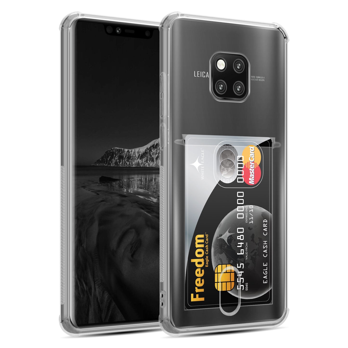 Card Holder Back Cover for Huawei Mate 20 Pro