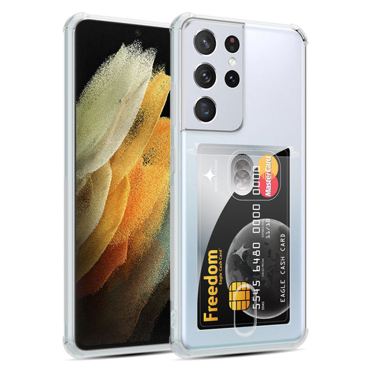 Card Holder Back Cover for Samsung Galaxy S21 Ultra