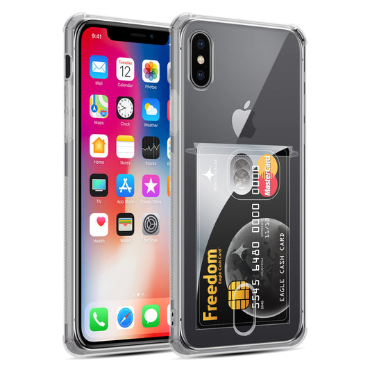 Card Holder Back Cover for Apple iPhone Xs