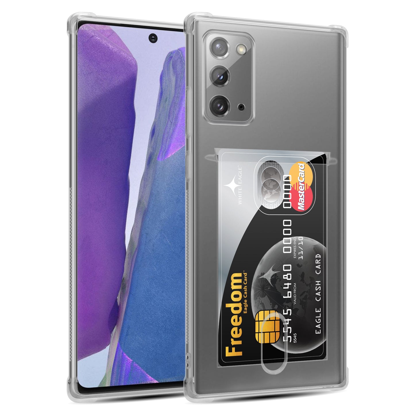 Card Holder Back Cover for Samsung Galaxy Note 20