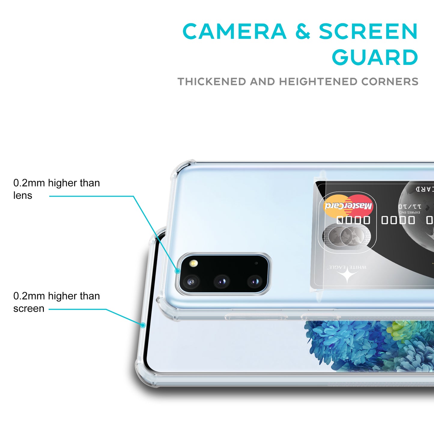 Card Holder Back Cover for Samsung Galaxy S20