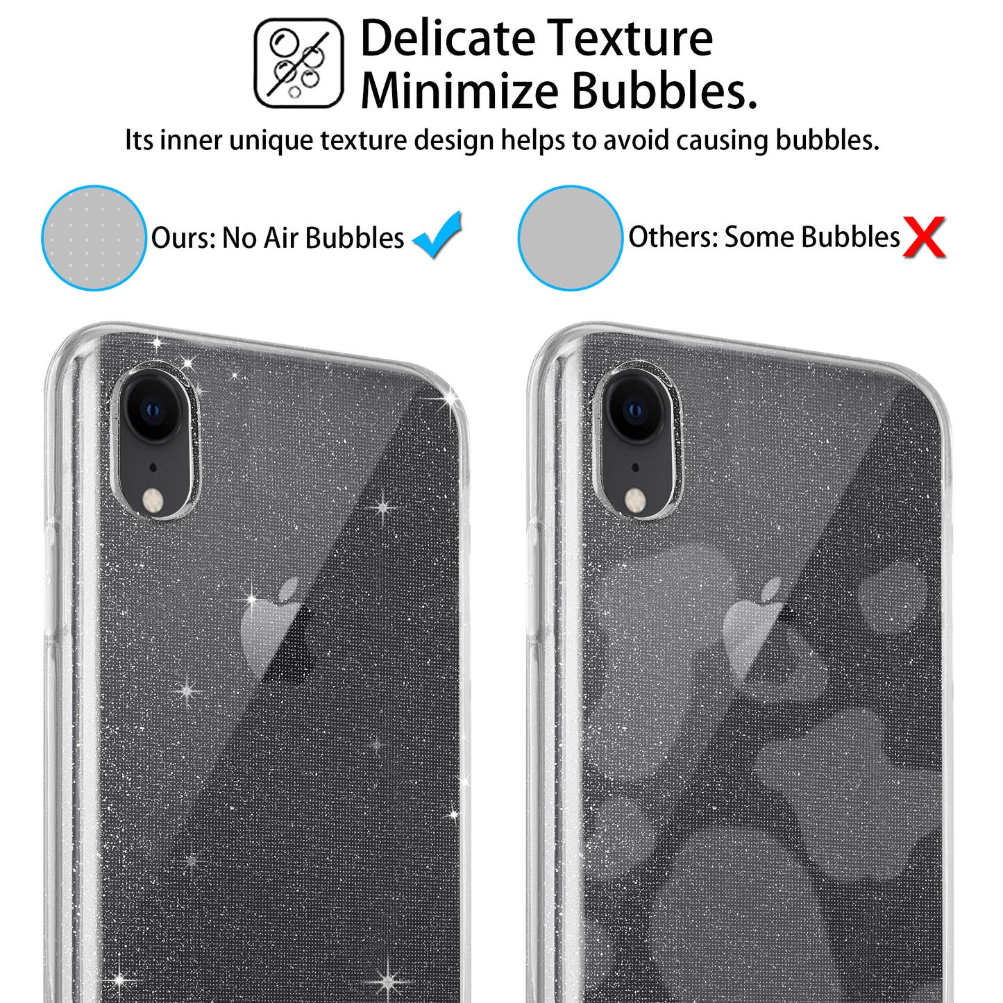 Liquid Crystal Glitter Back Cover for Apple iPhone XR