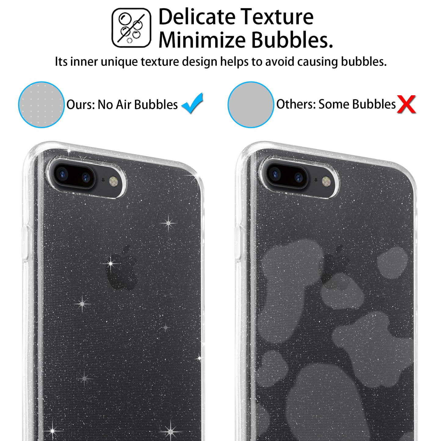 Liquid Crystal Glitter Back Cover for Apple iPhone 7 Plus