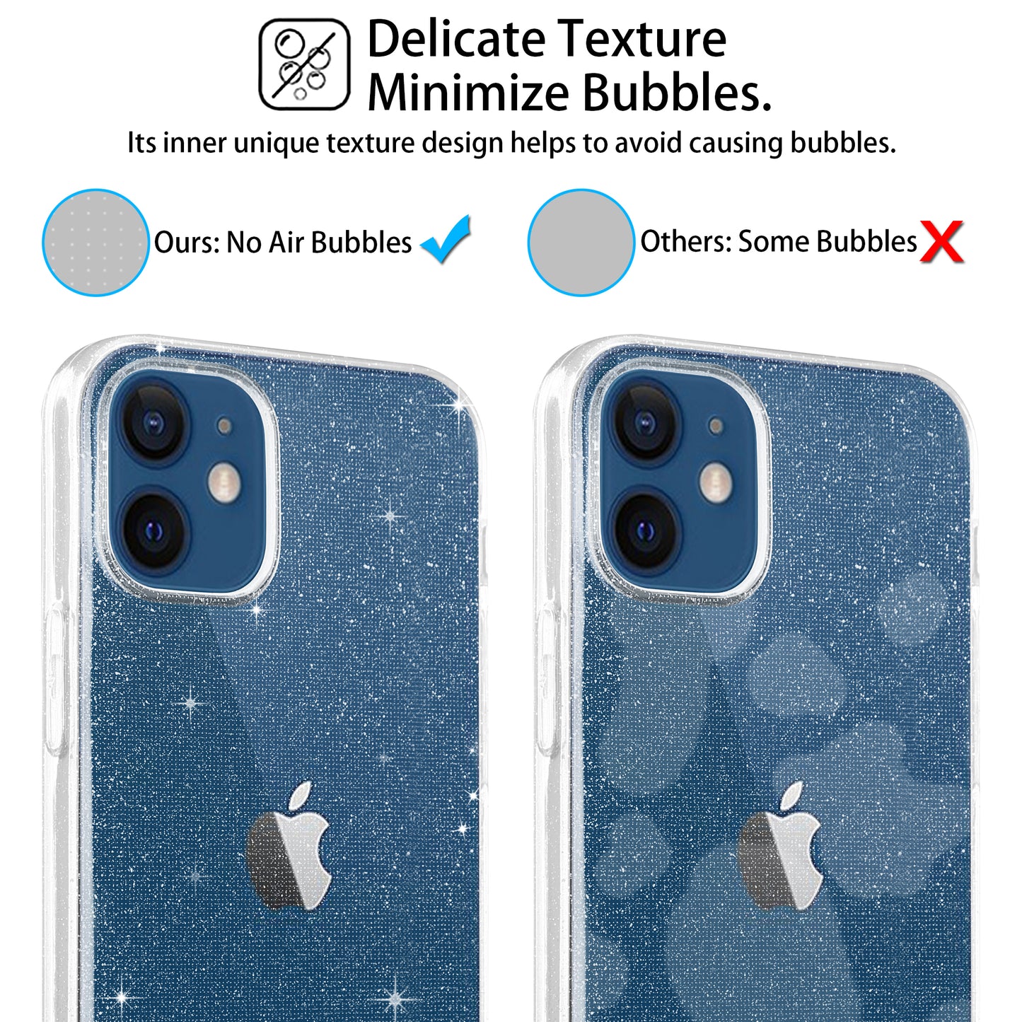 Liquid Crystal Glitter Back Cover for Apple iPhone 12 Mini