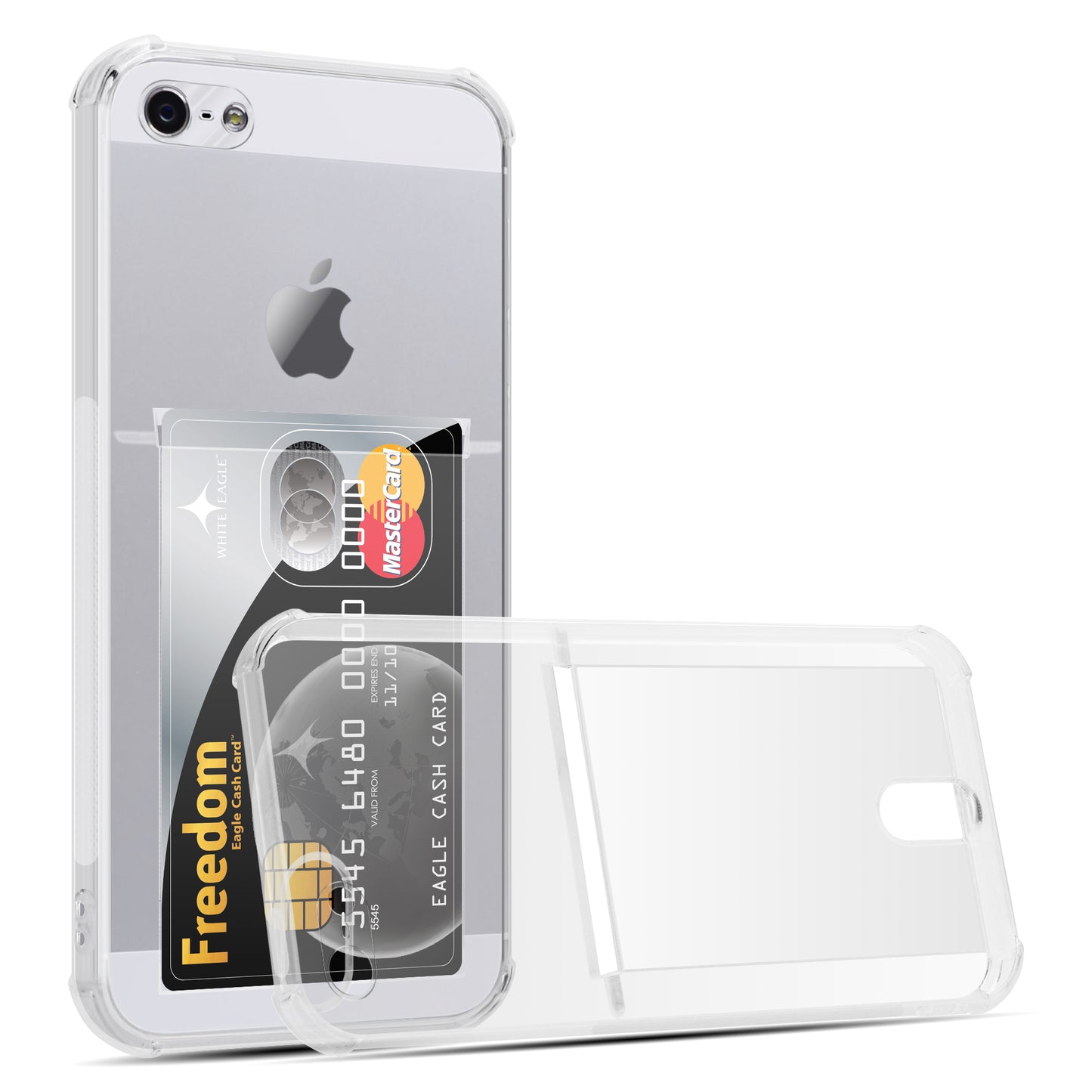 Card Holder Back Cover for Apple iPhone 5s