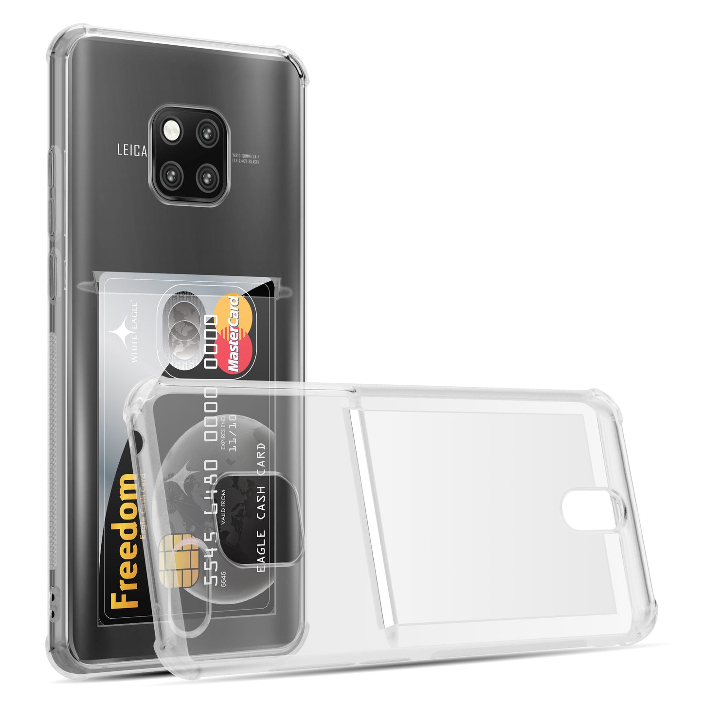 Card Holder Back Cover for Huawei Mate 20 Pro