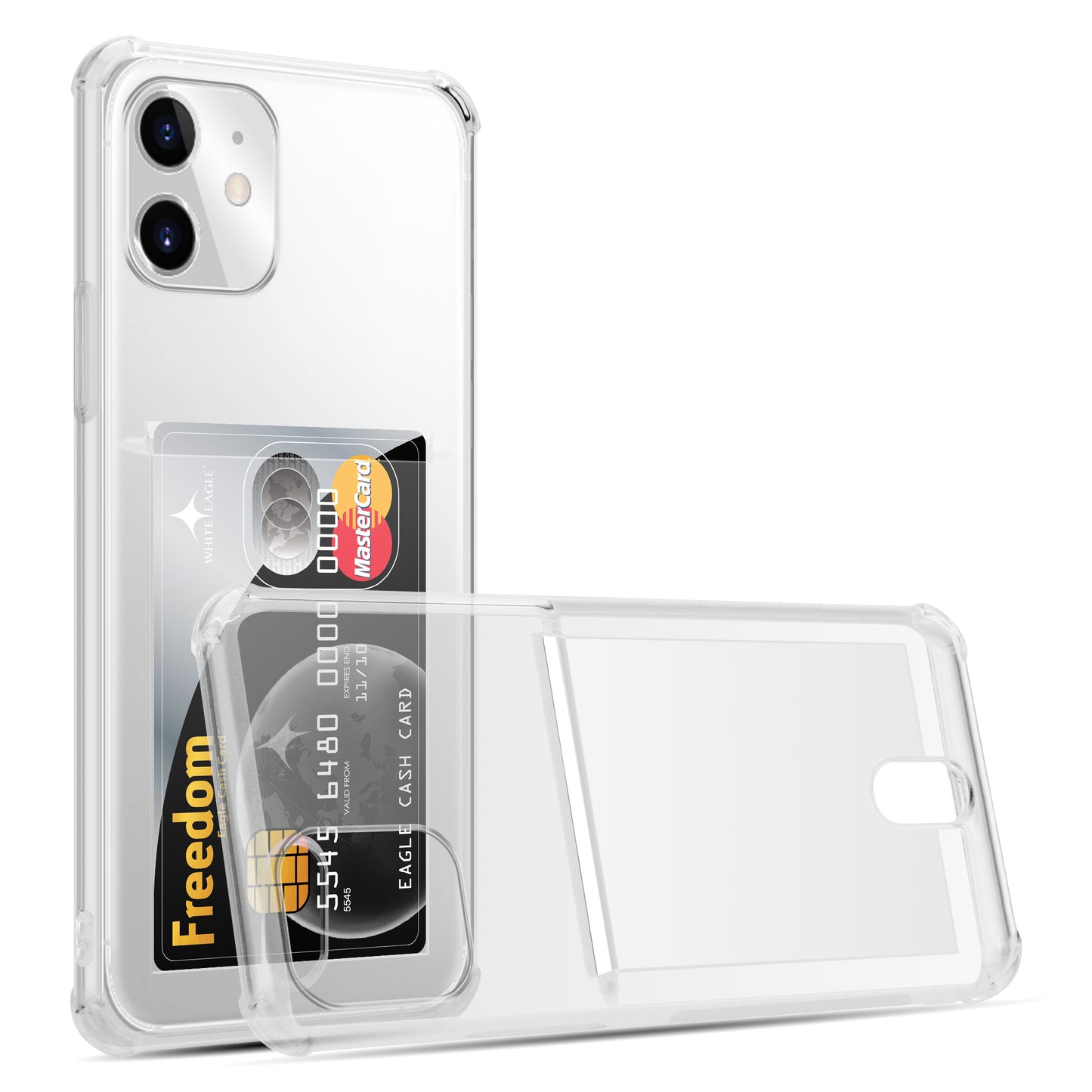 Card Holder Back Cover for Apple iPhone 11