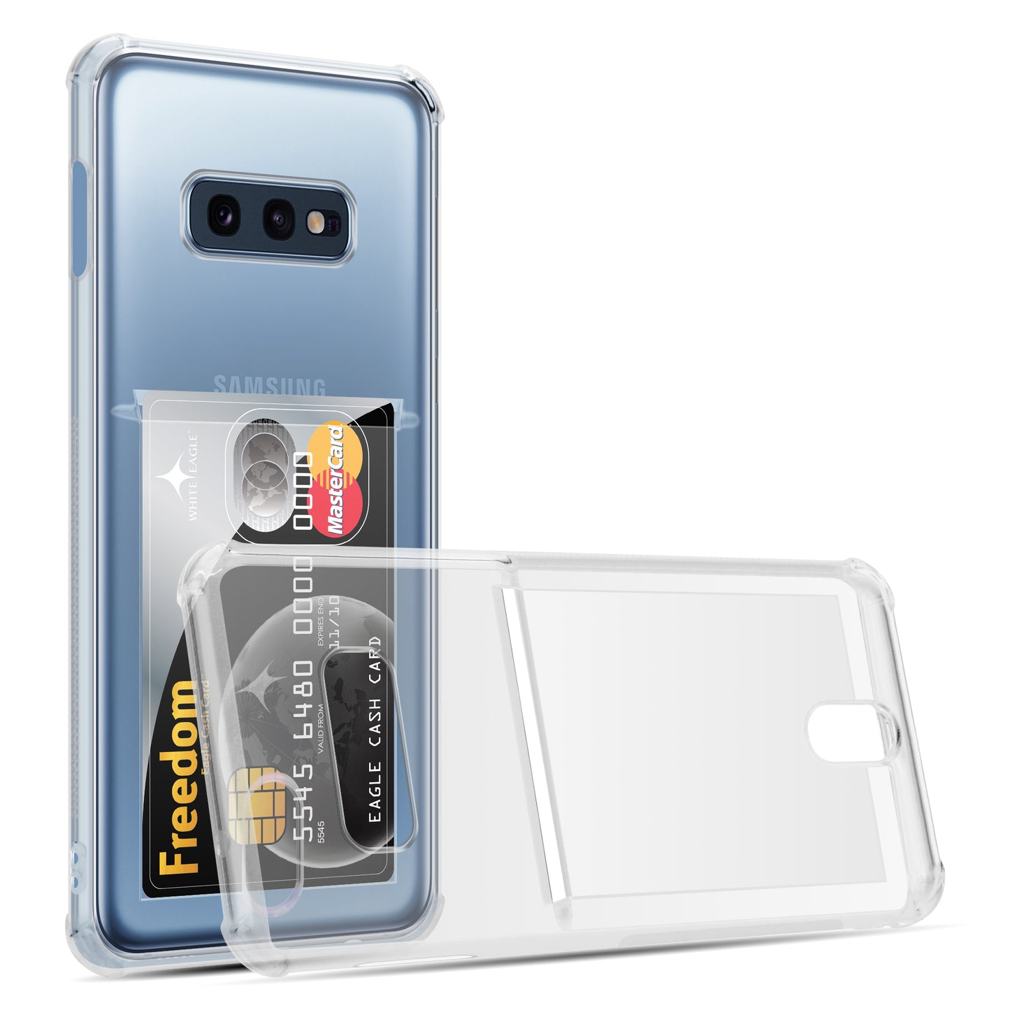 Card Holder Back Cover for Samsung Galaxy S10e