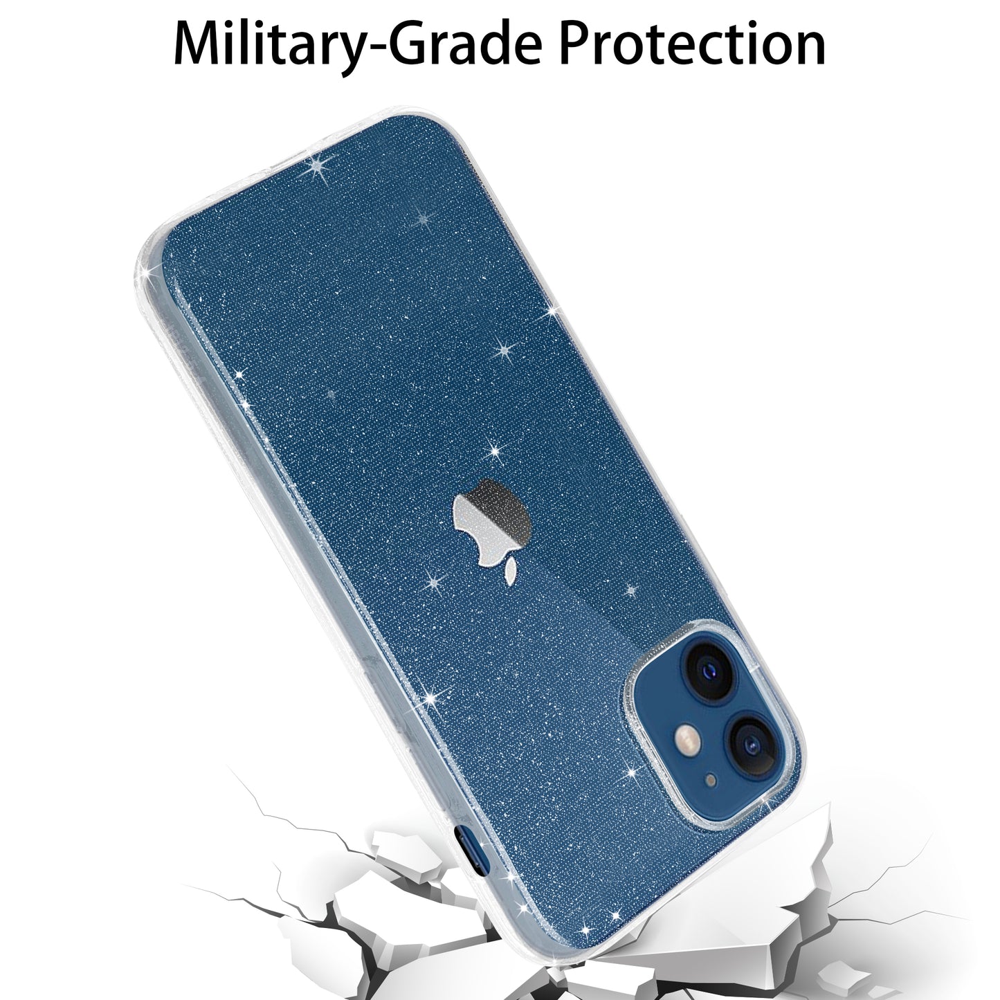 Liquid Crystal Glitter Back Cover for Apple iPhone 12 Mini