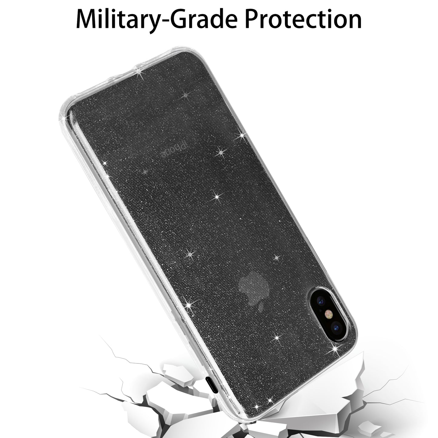 Liquid Crystal Glitter Back Cover for Apple iPhone Xs Max