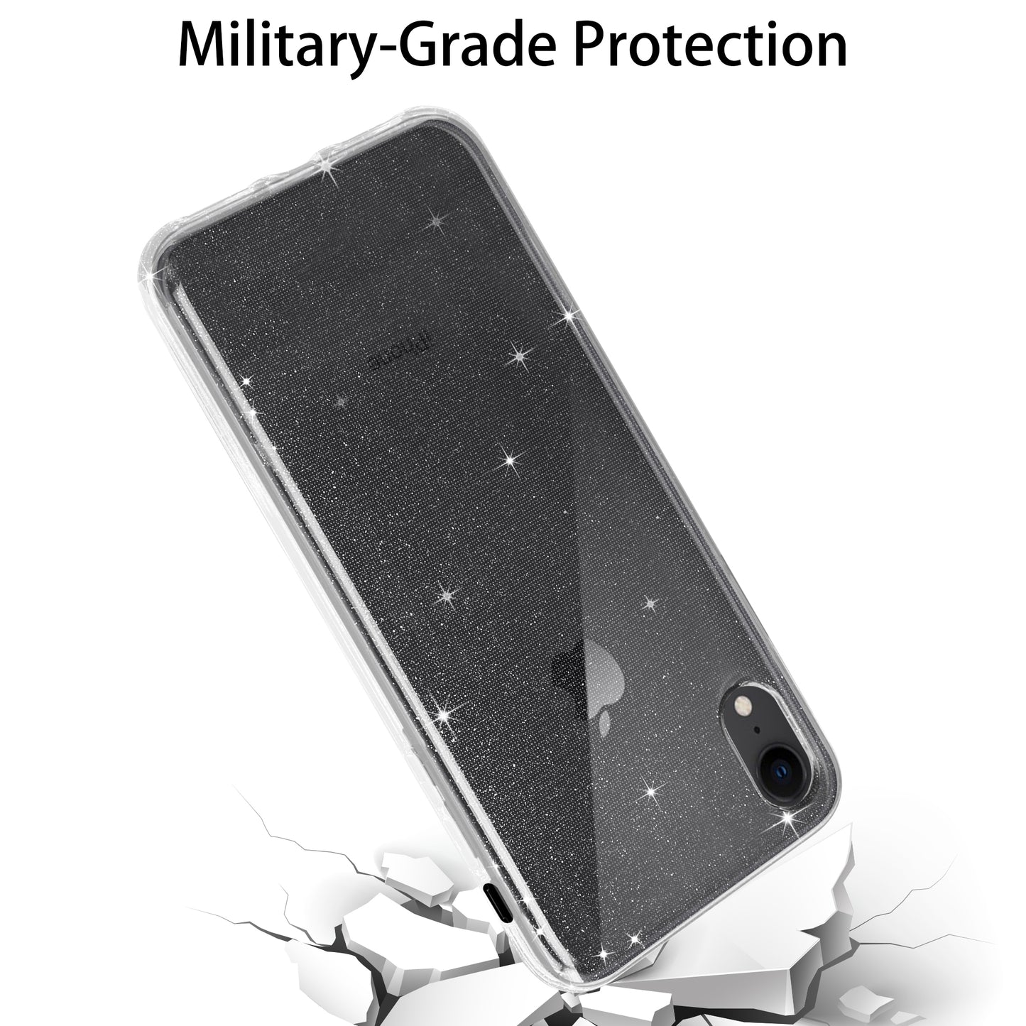 Liquid Crystal Glitter Back Cover for Apple iPhone XR