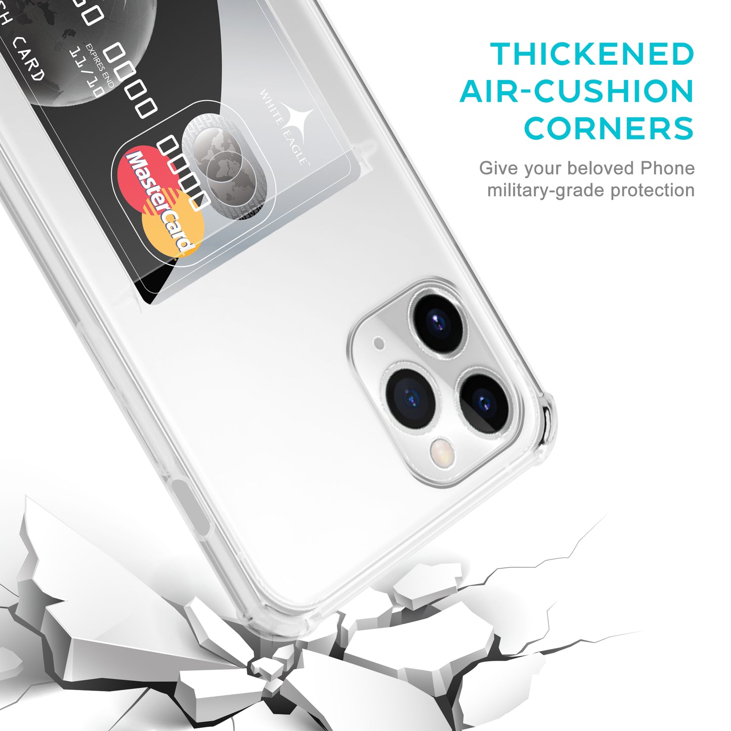 Card Holder Back Cover for Apple iPhone 11 Pro Max