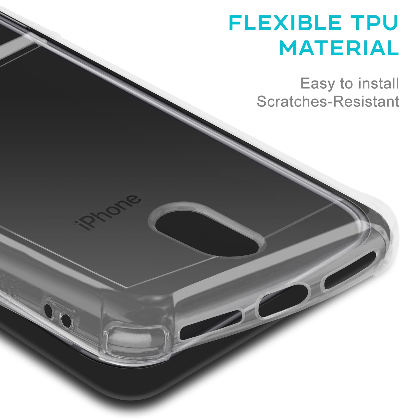 Card Holder Back Cover for Apple iPhone 8