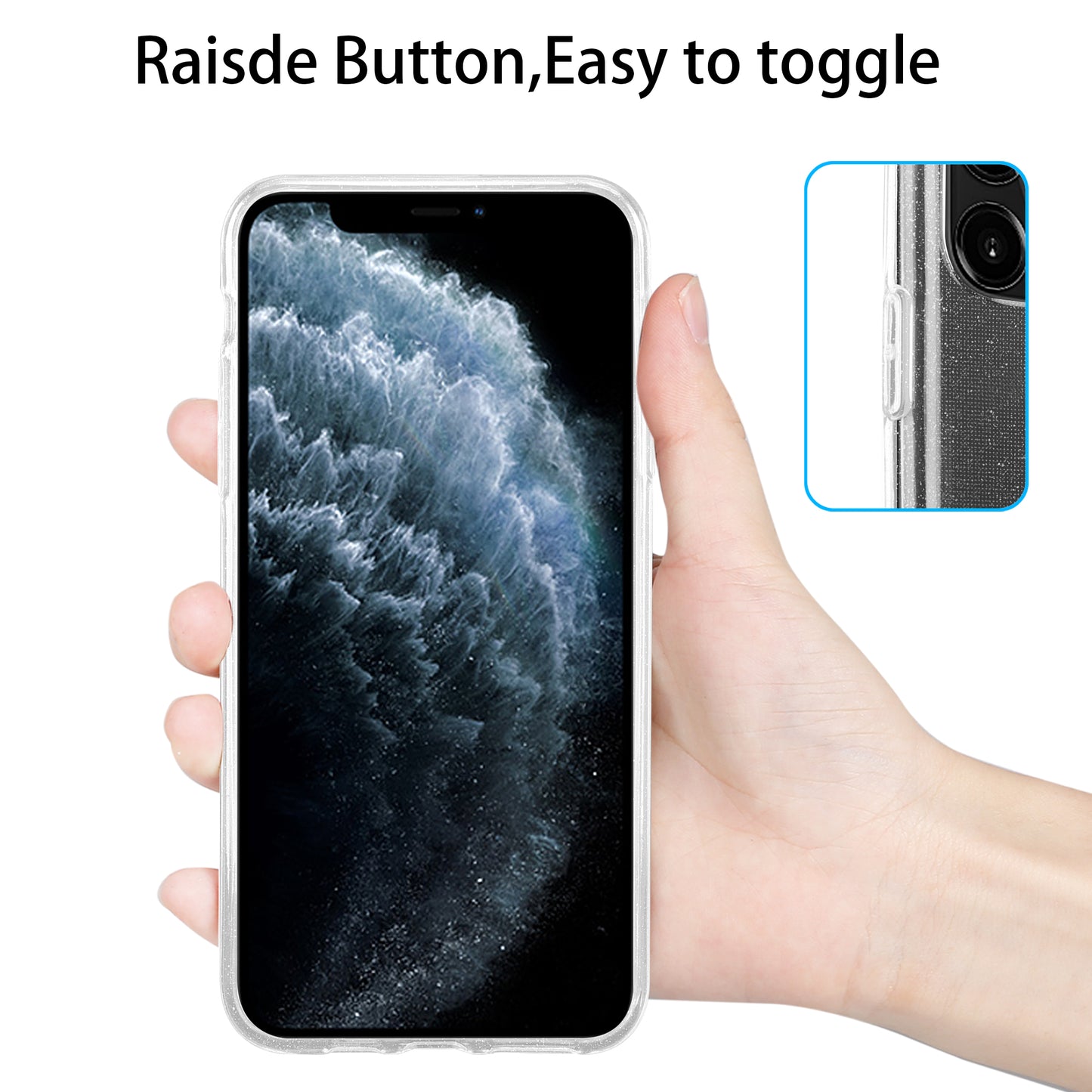 Liquid Crystal Glitter Back Cover for Apple iPhone 11 Pro Max