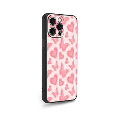 💖 Pink Butterfly Heart Phone Case