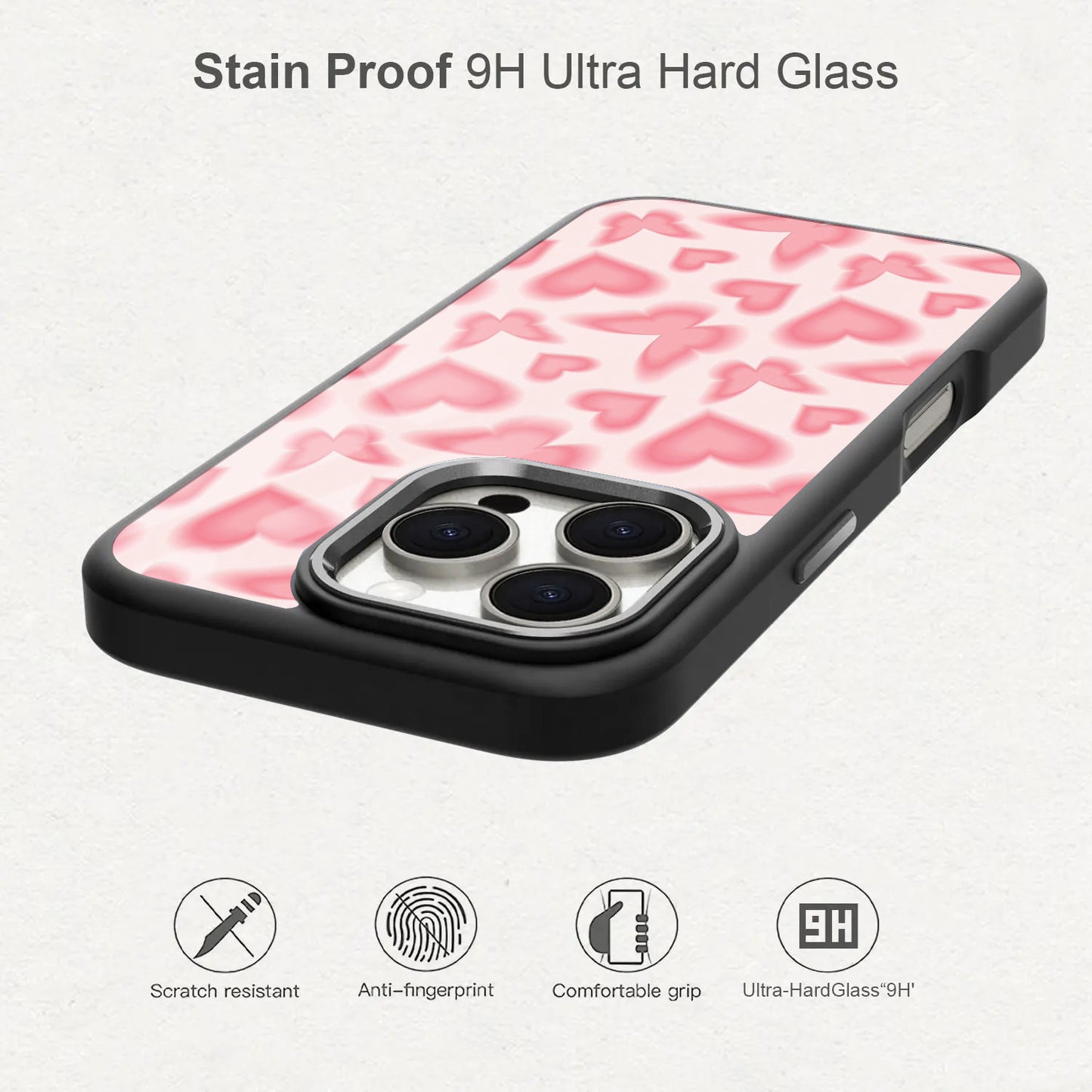 💖 Pink Butterfly Heart Phone Case