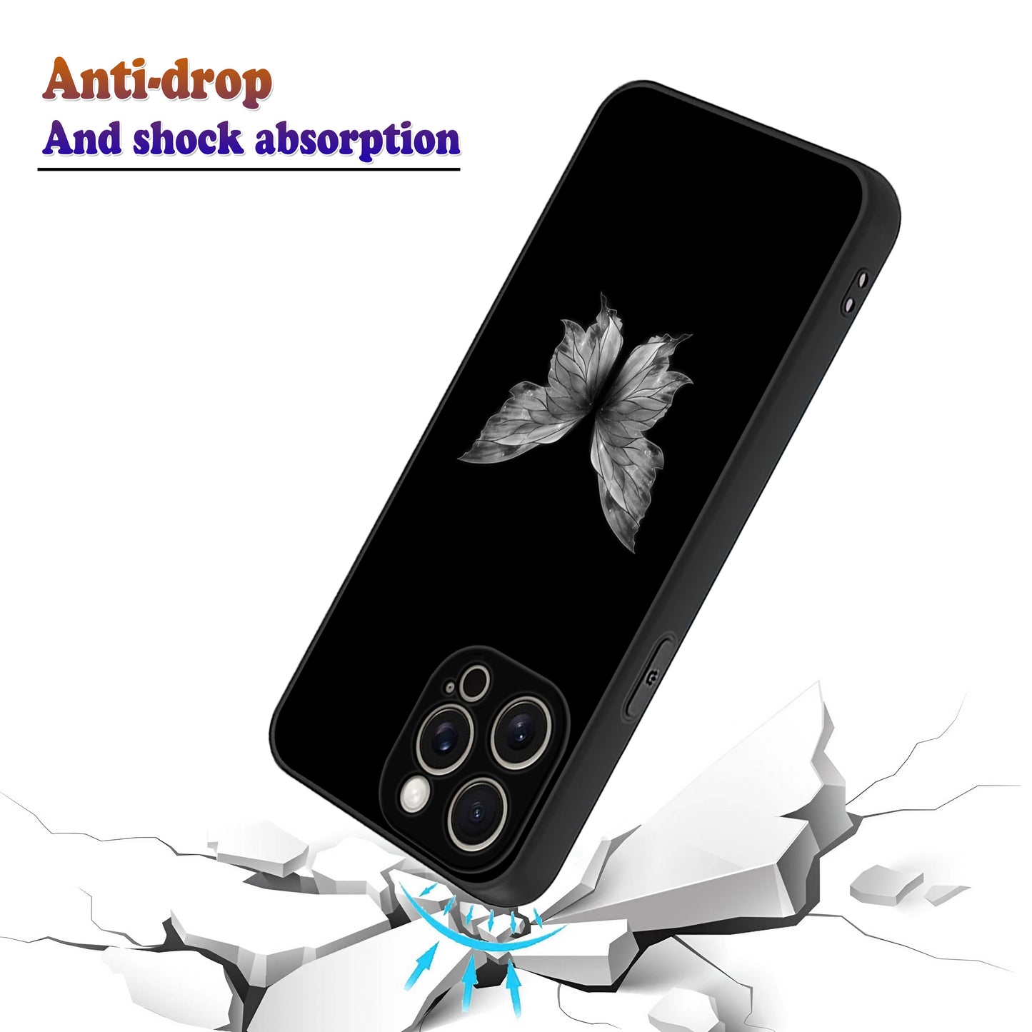 Black Butterfly 🤍🦋 Phone Case