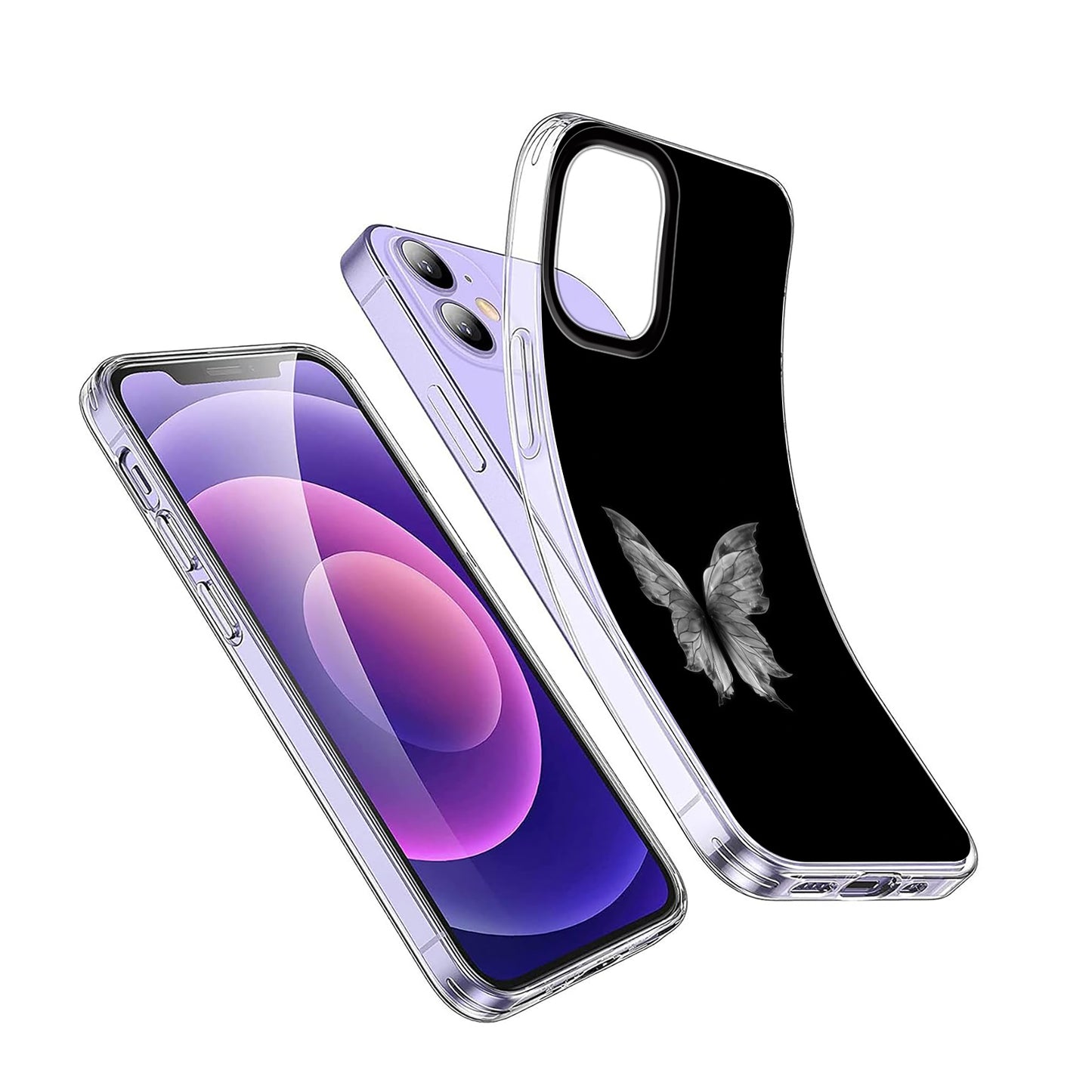 Black Butterfly 🤍🦋 Phone Case