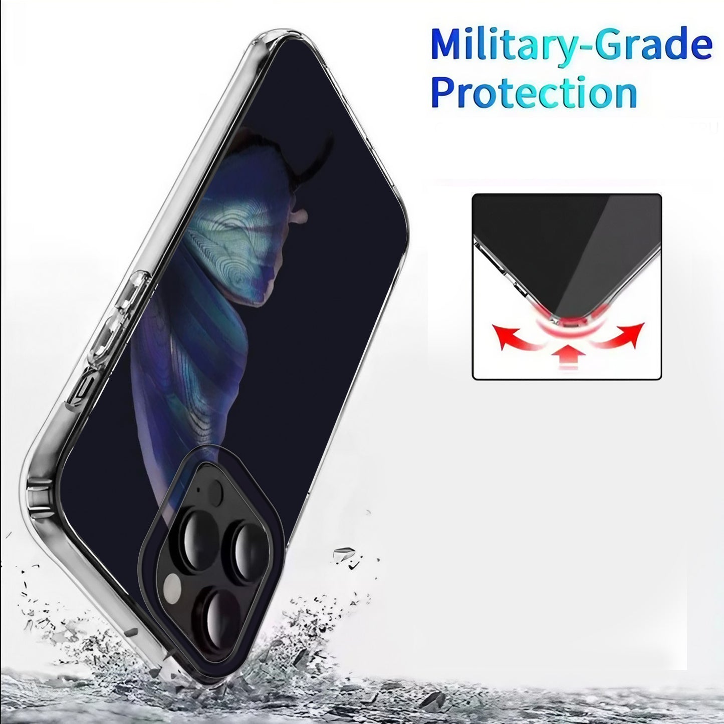 💜 Aesthetic Purple Butterfly Phone Case