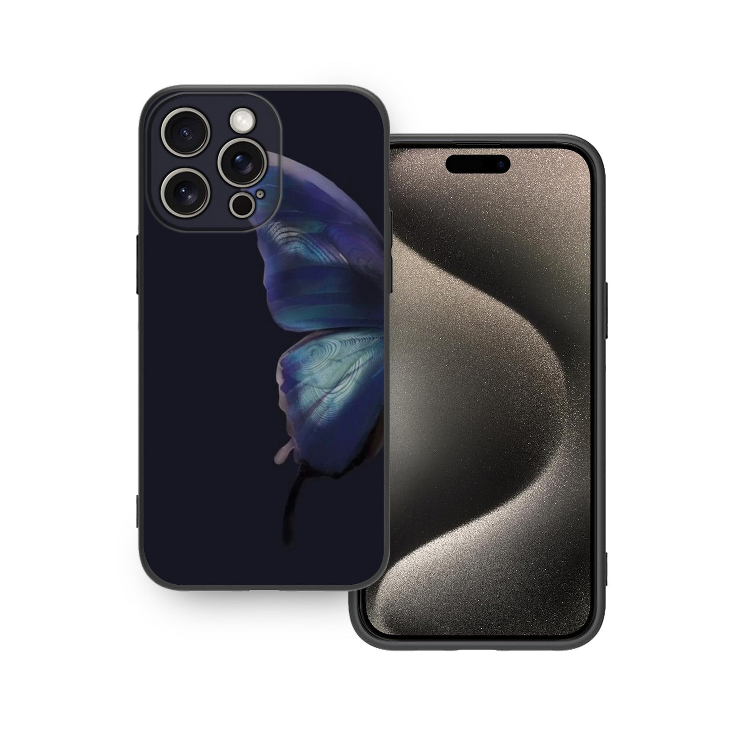 💜 Aesthetic Purple Butterfly Phone Case