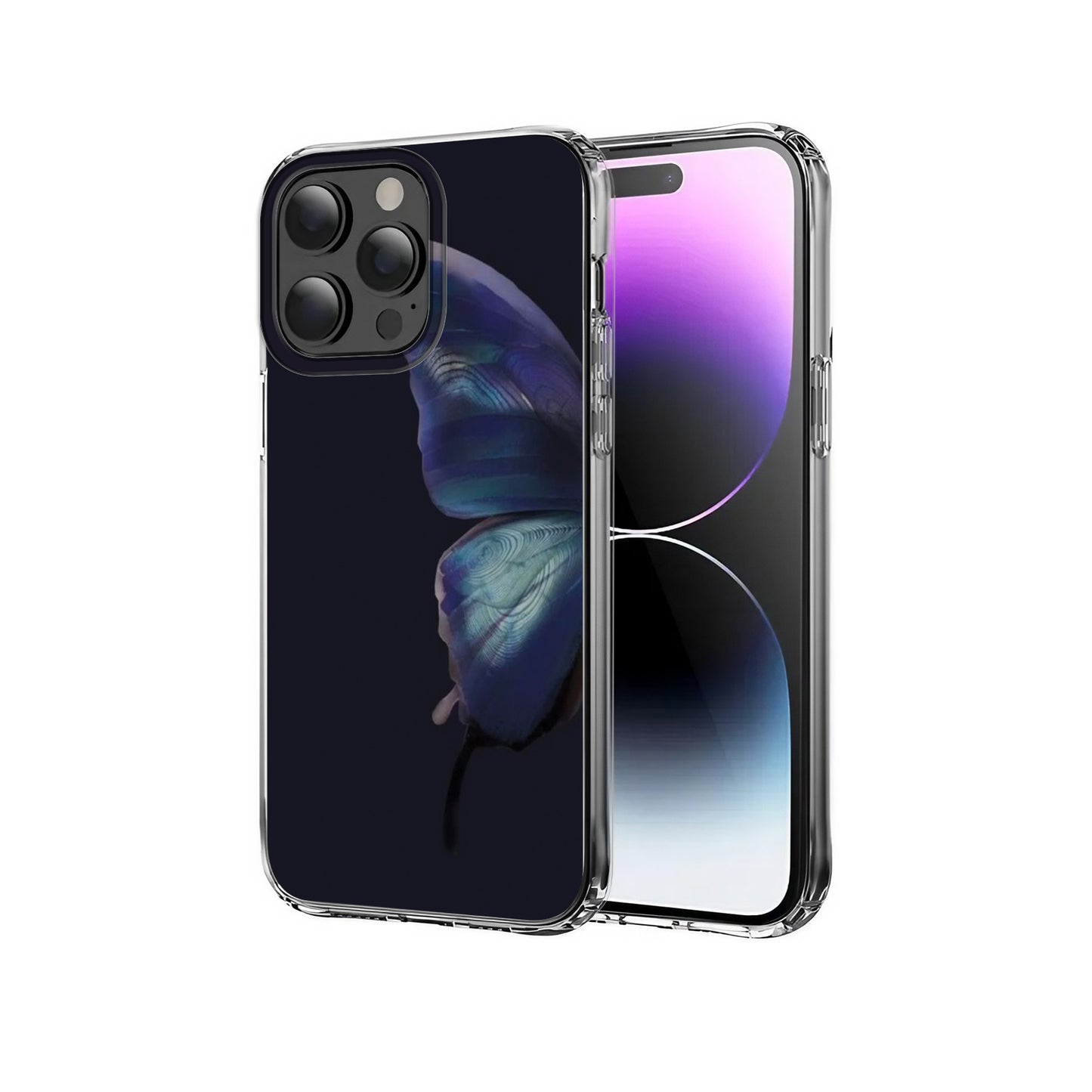 💜 Aesthetic Purple Butterfly Phone Case