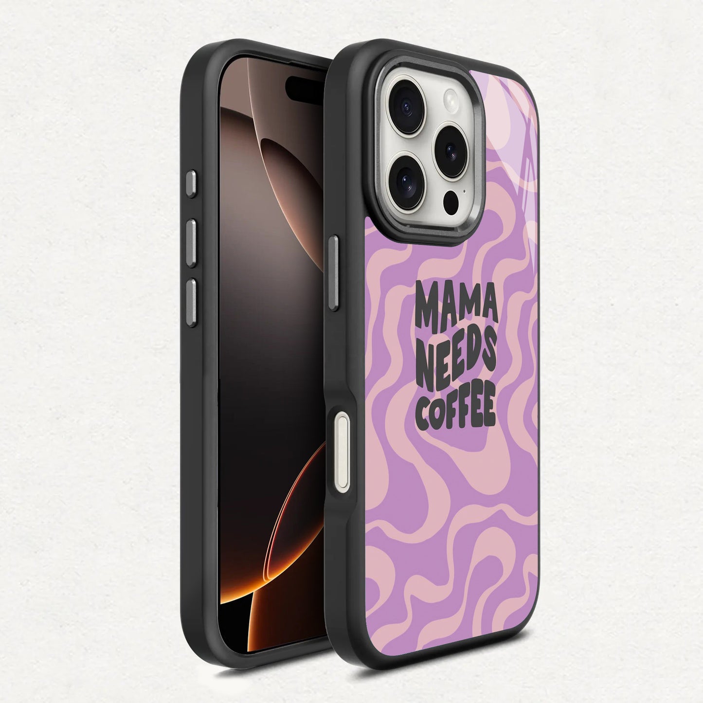 Mama Needs Coffee ☕💖 Phone Case
